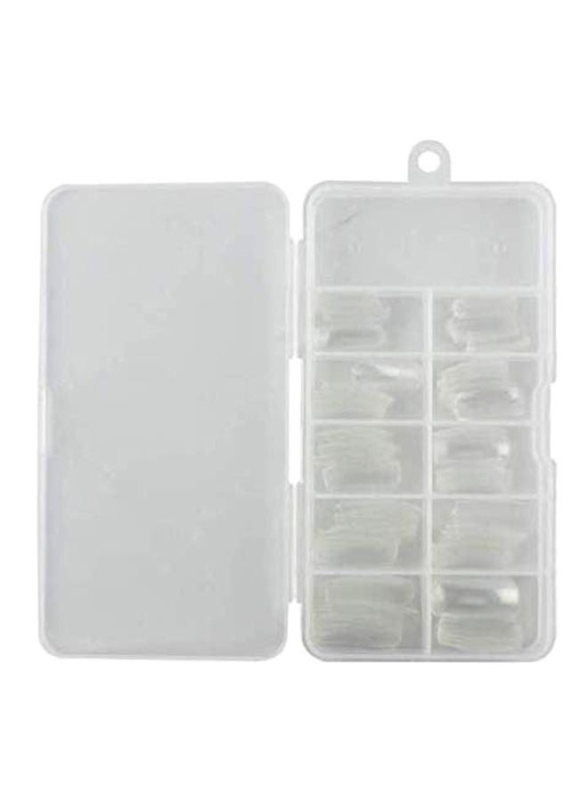 Generic - 100-Piece Artificial Nails Set Clear - Image 1