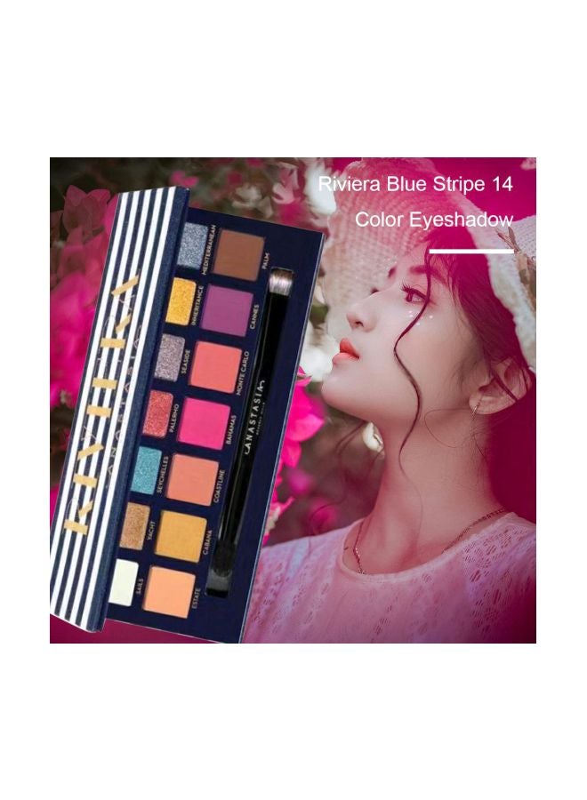 Generic 14 Color Fleece Eyeshadow Palette Colorful  - Image 2