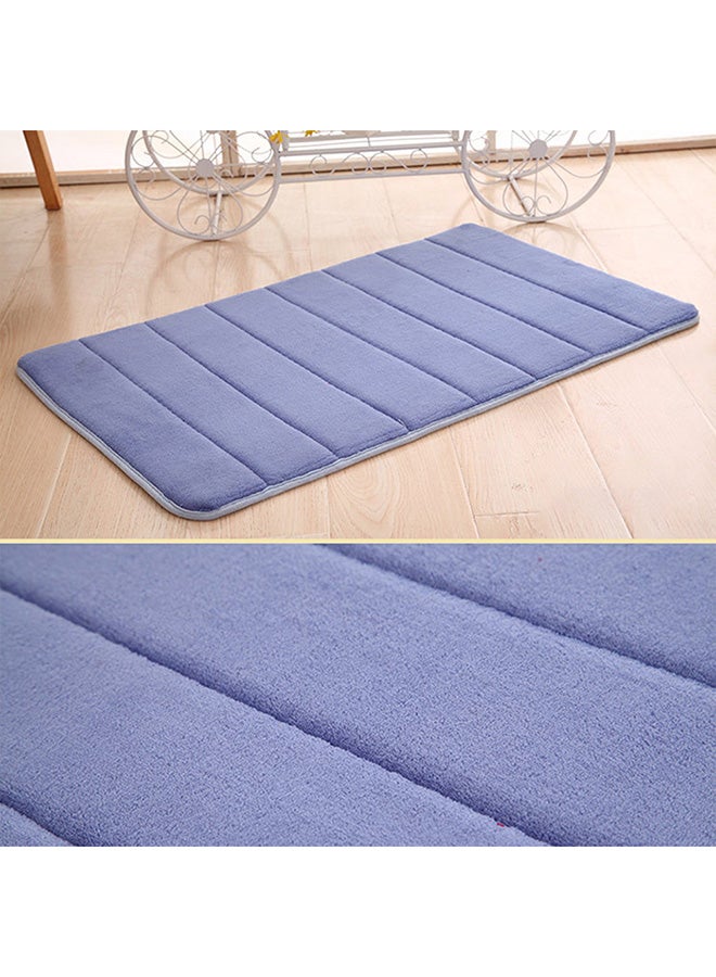 Generic Coral Fleece Door Mat Blue 40x5x30cm  - Image 2