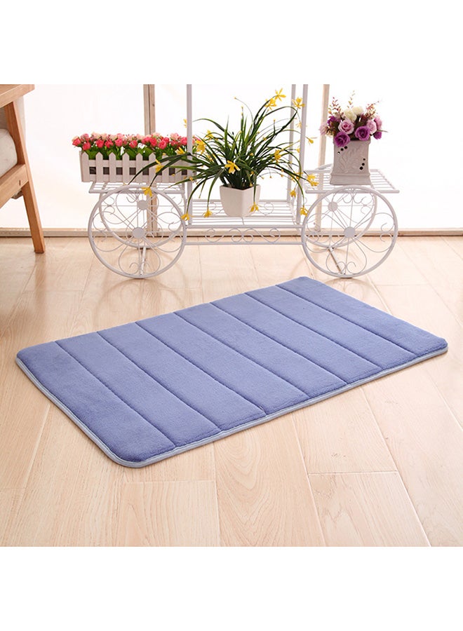 Generic Coral Fleece Door Mat Blue 40x5x30cm  - Image 3