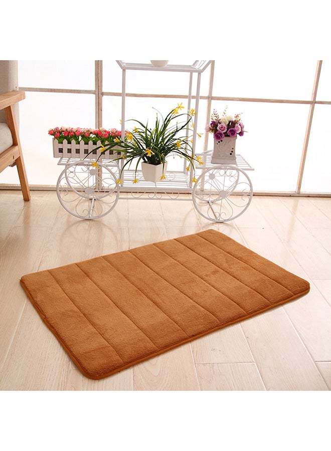 Coral Fleece Door Mat Beige 40x5x30cm  - Image 2
