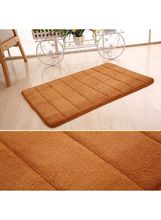 Coral Fleece Door Mat Beige 40x3x30cm  - Image 3