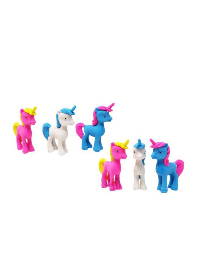 بارتيت مجموعة محايات على شكل يونيكورن للحفلات مكونة من 12 قطعة - Image 2