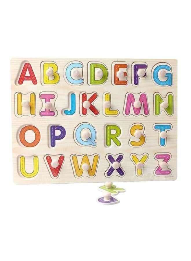 BAYBEE Premium Wooden Alphabet Puzzle - Image 1