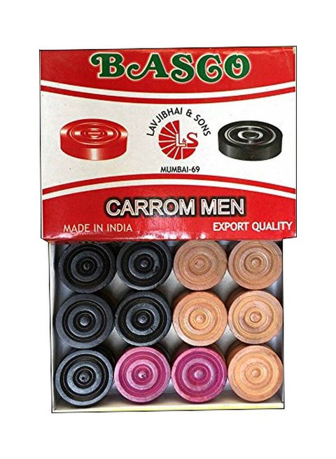 12-Piece Carrom Coin Set SPO37