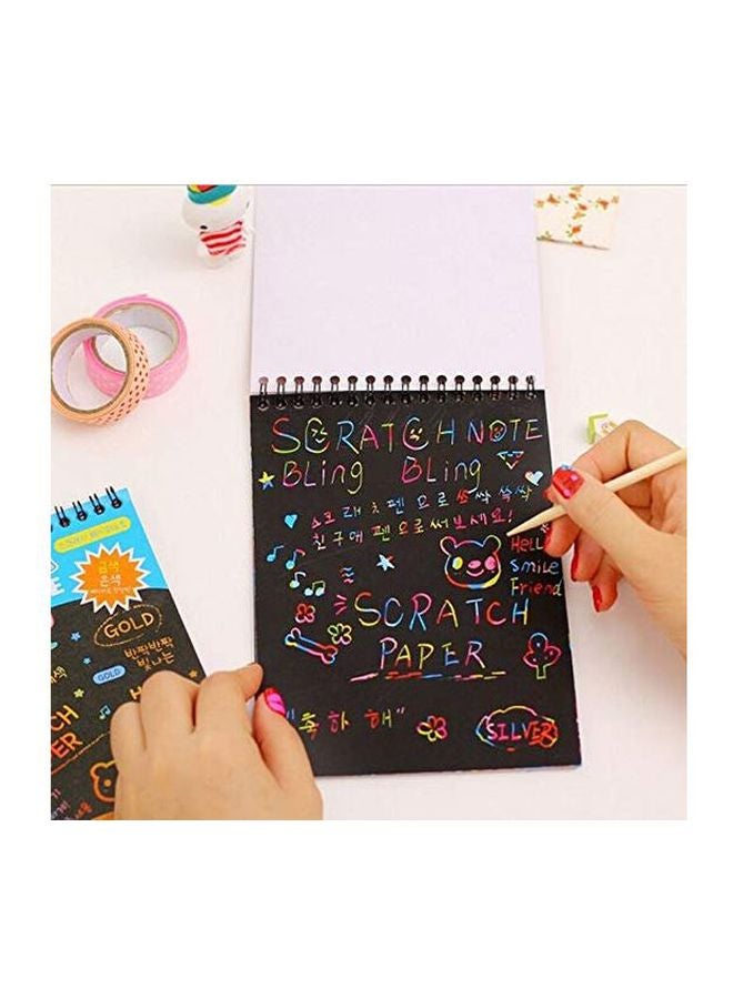 Pack Of 2 Scratch Paper Notepad Black - v1576753586/N32603966A_4