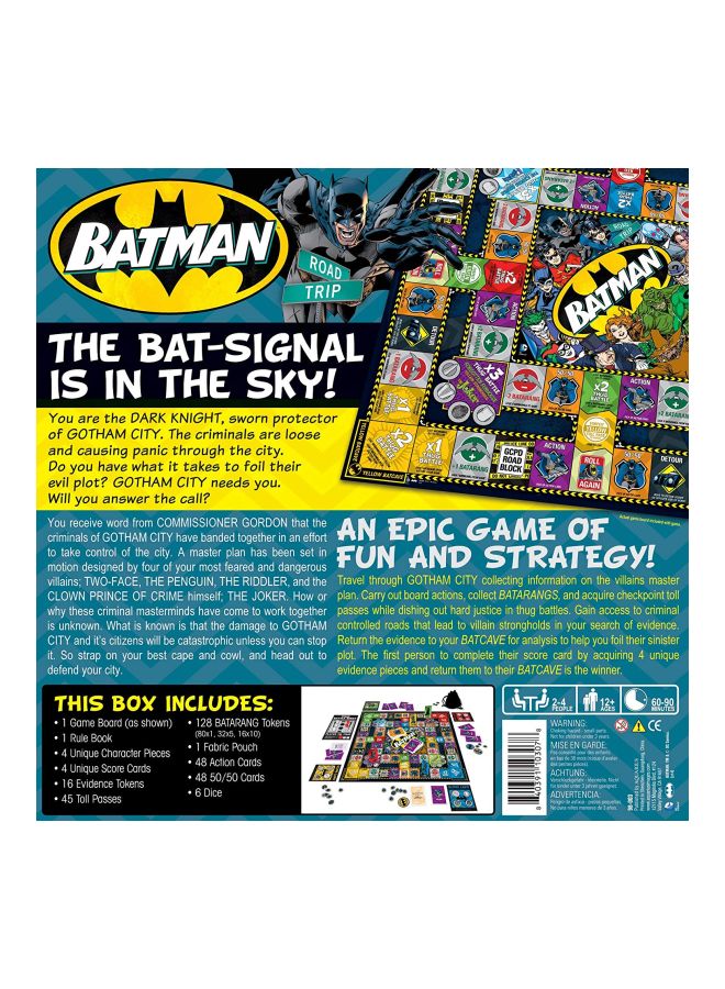 Aquarius DC Comics Batman Road Trip Board Game  - Image 3