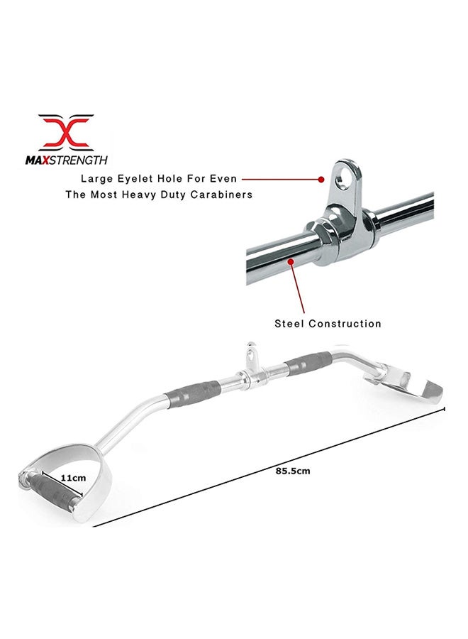 ماكس سترينث Non Slip Rubber Barbell Machine Bar 60cm - Image 2