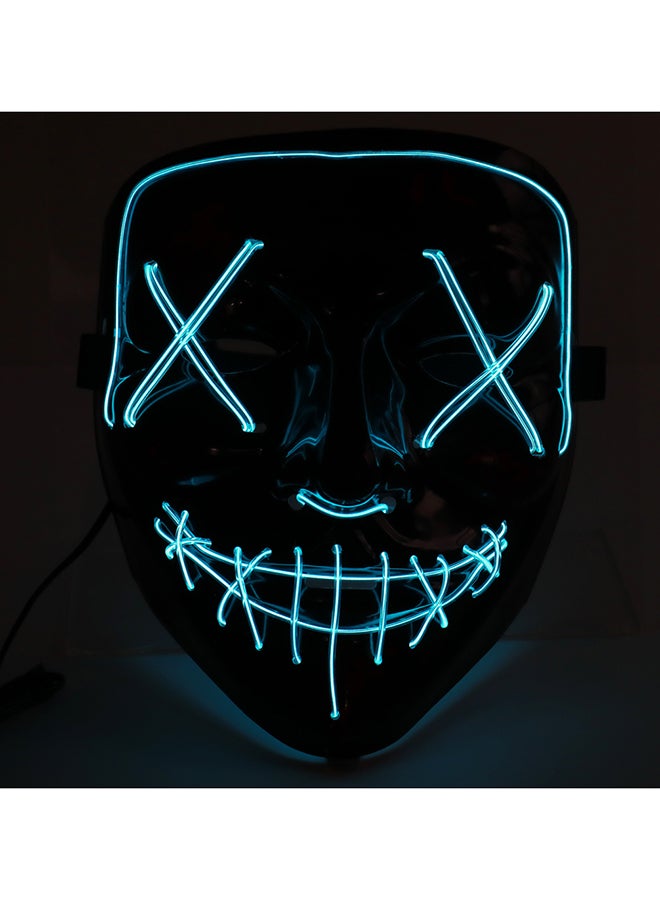 قناع وجه مزود بميزة التألق والإشعاع عبر إضاءة LED فلاش أزرق 22.00x5.00x17.00Ø³Ù†ØªÙŠÙ…ØªØ± - Image 1