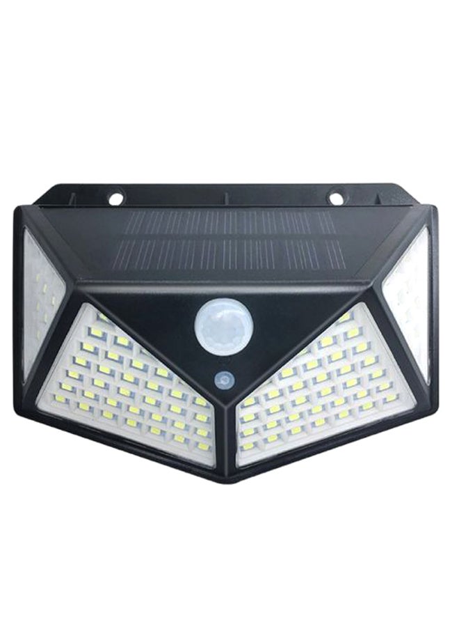 Generic - Solar Powered Motion Sensor Outdoor Wall Lamp Black/Clear - Image 1