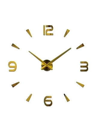 3D Wall Clock Gold - v1576755497/N32897216A_1