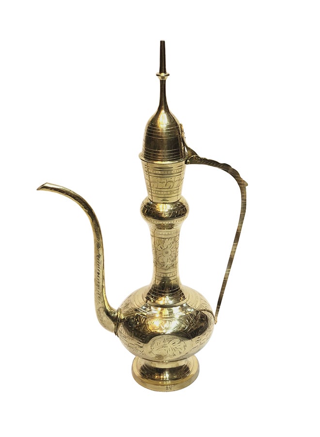 Decorative Brass Aftaba Gold 24x14inch