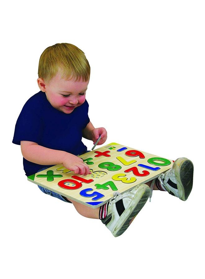 ذا ليرننغ جورني لعبة أحجية تركيب قطع الأرقام 123 ليفت آند ليرن مكونة من 16 قطعة - Image 2