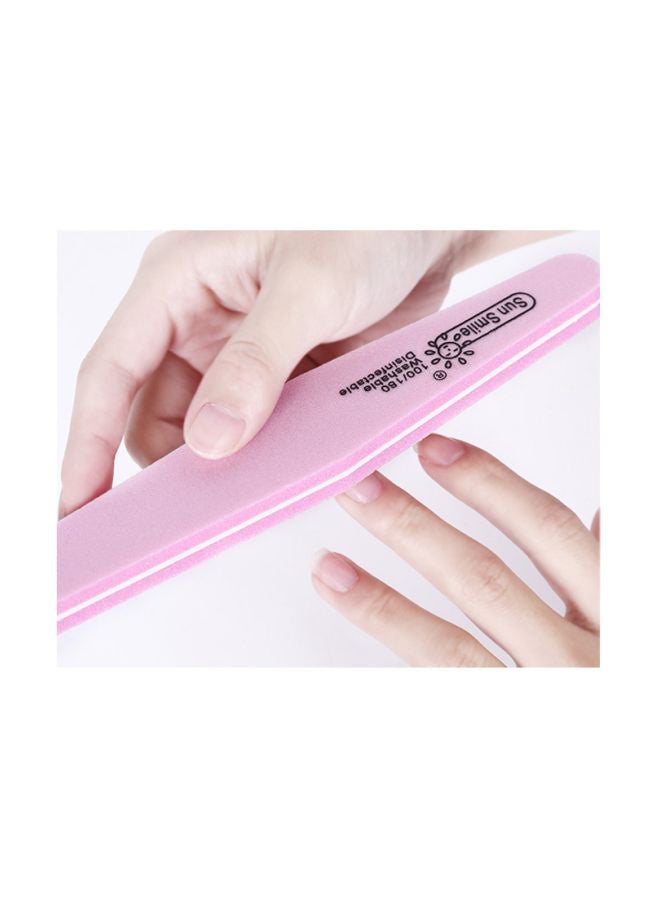 SUN SMILE Sponge Nail File Pink - Image 2