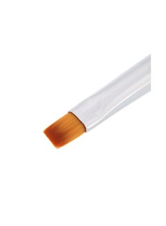 Generic Nail UV Gel Flat Brush White  - Image 3