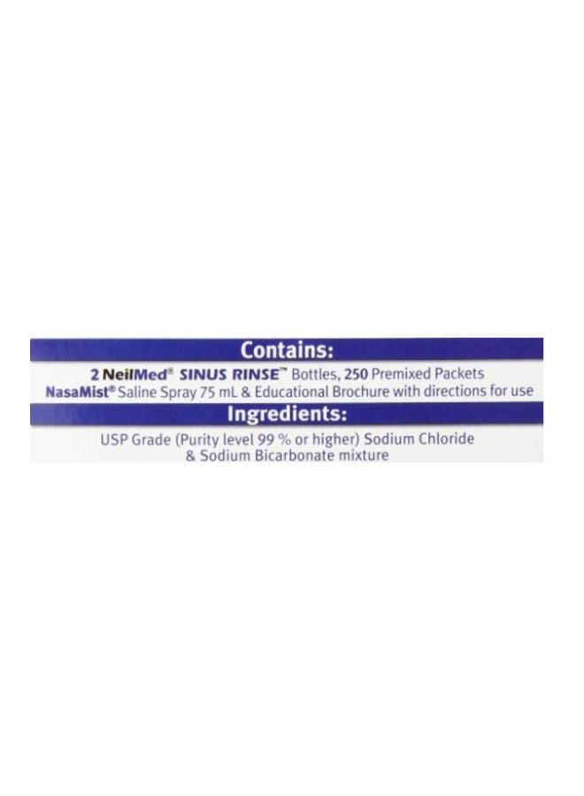 NeilMed Pack Of 5 Sinus Rinse With Nasamist Saline Spray And Premixed Packet Combo  - Image 5