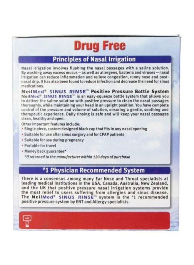 NeilMed Pack Of 5 Sinus Rinse With Nasamist Saline Spray And Premixed Packet Combo  - Image 2