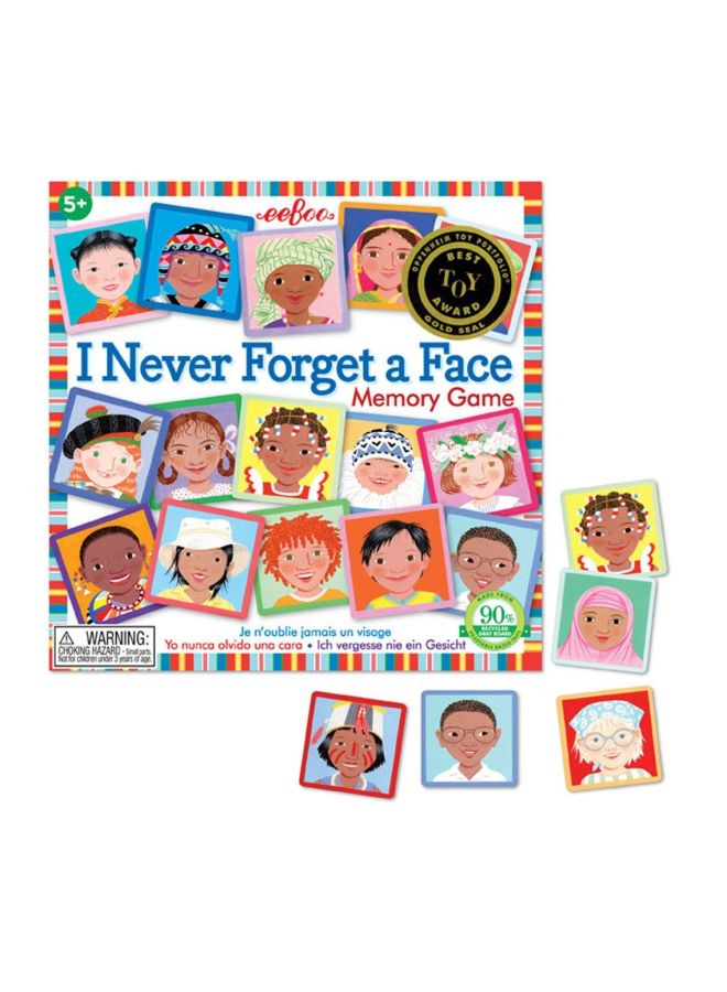 eeboo I Never Forget A Face Card Memory Game MGFACE  - Image 2