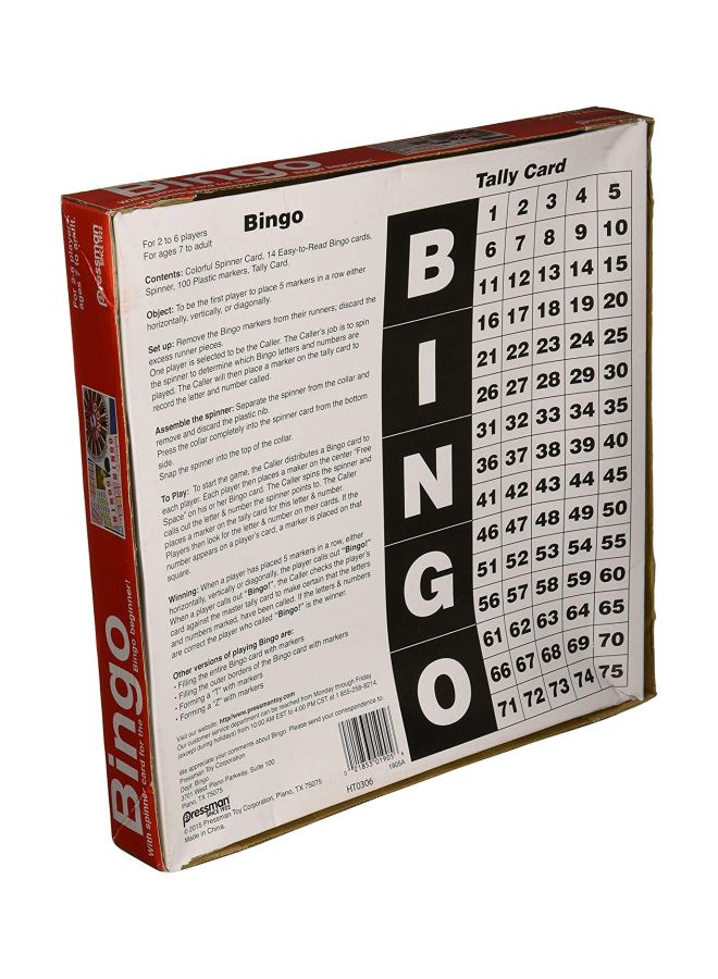 Pressman 14-Piece Bingo Board Games 10047  - Image 3