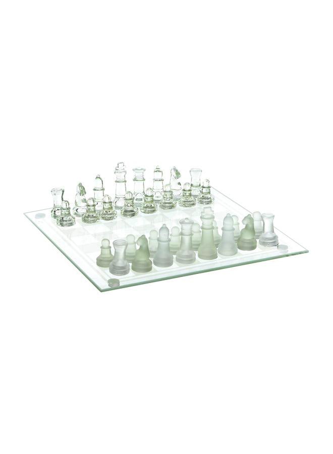 Glass Chess Set B002ZNQ8VA 10inch - v1576757430/N32903895A_1