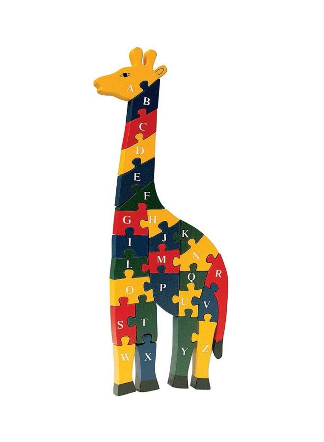 Bits and Pieces Wooden Alphabet Giraffe Puzzle  - Image 2
