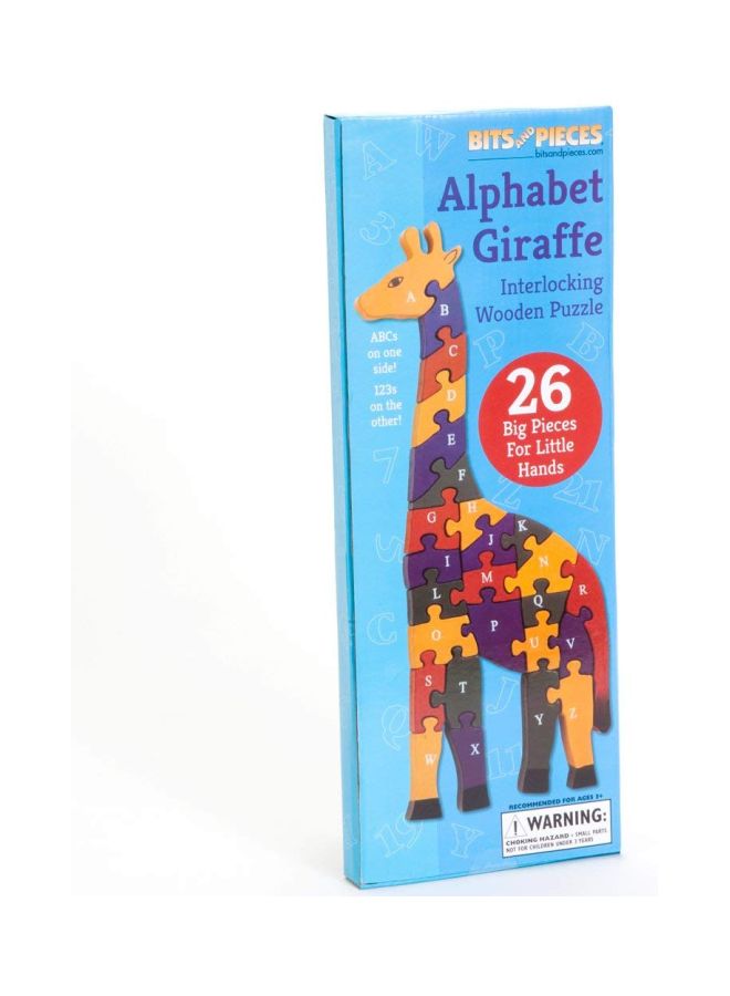 Bits and Pieces Wooden Alphabet Giraffe Puzzle  - Image 4