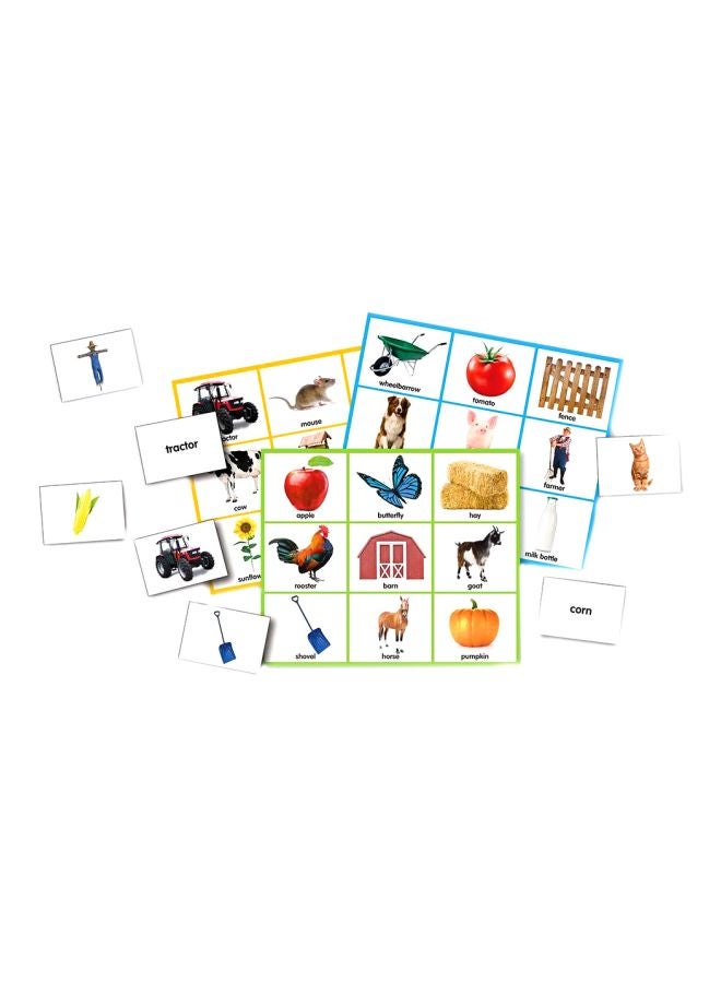 THE LEARNING JOURNEY 40-Piece Match It! Farm Bingo 668436