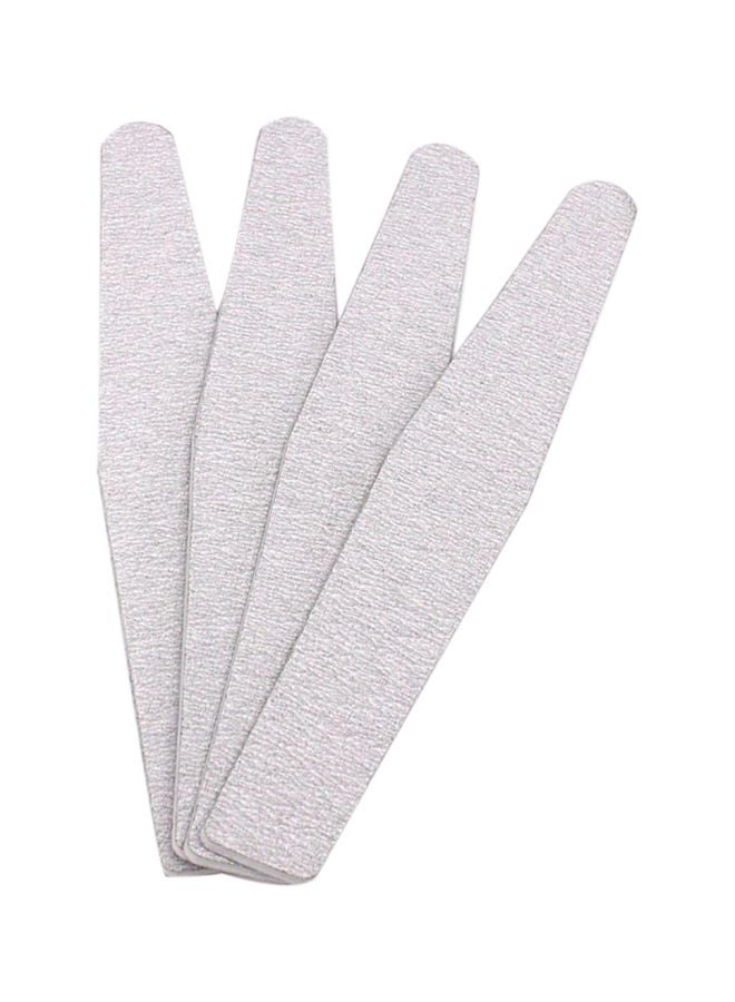 4-Piece Nail File Set Grey - Image 1
