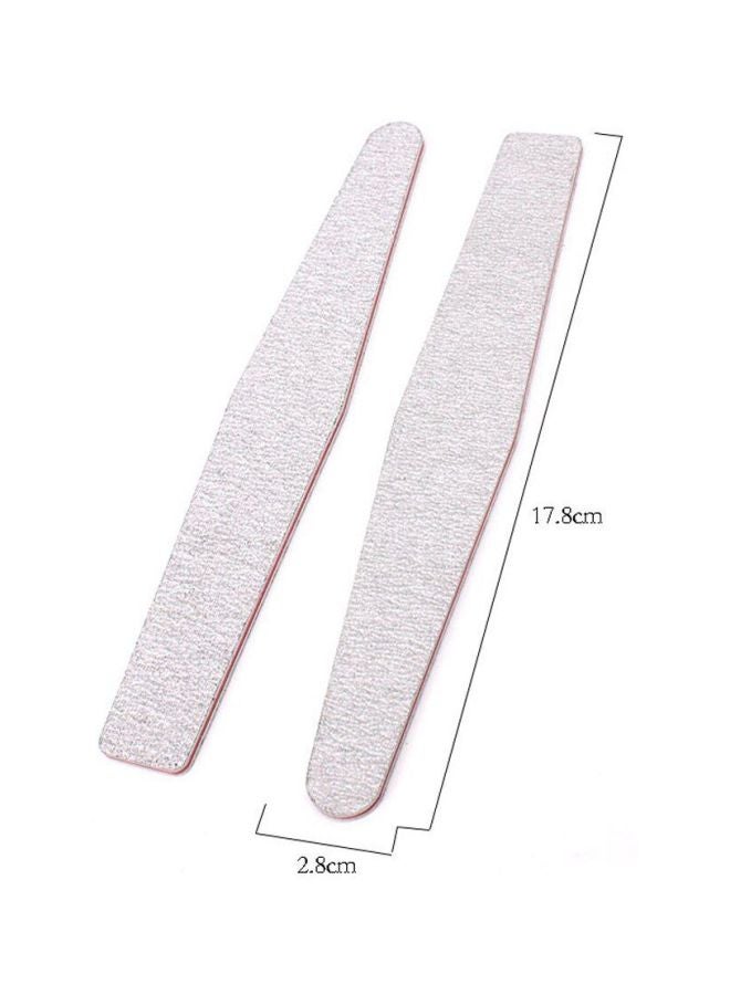 4-Piece Nail File Set Grey - Image 3