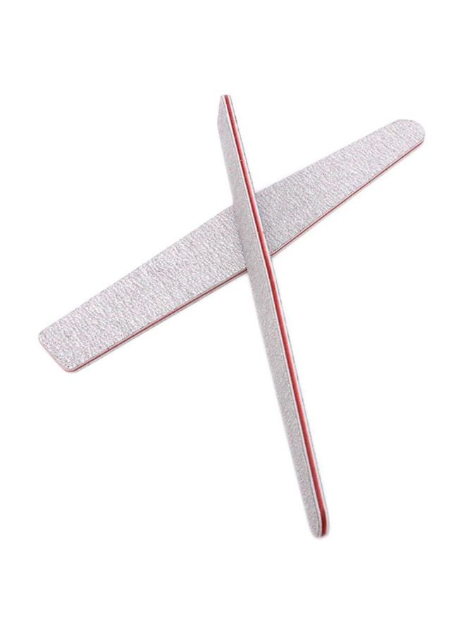 4-Piece Nail File Set Grey - Image 2