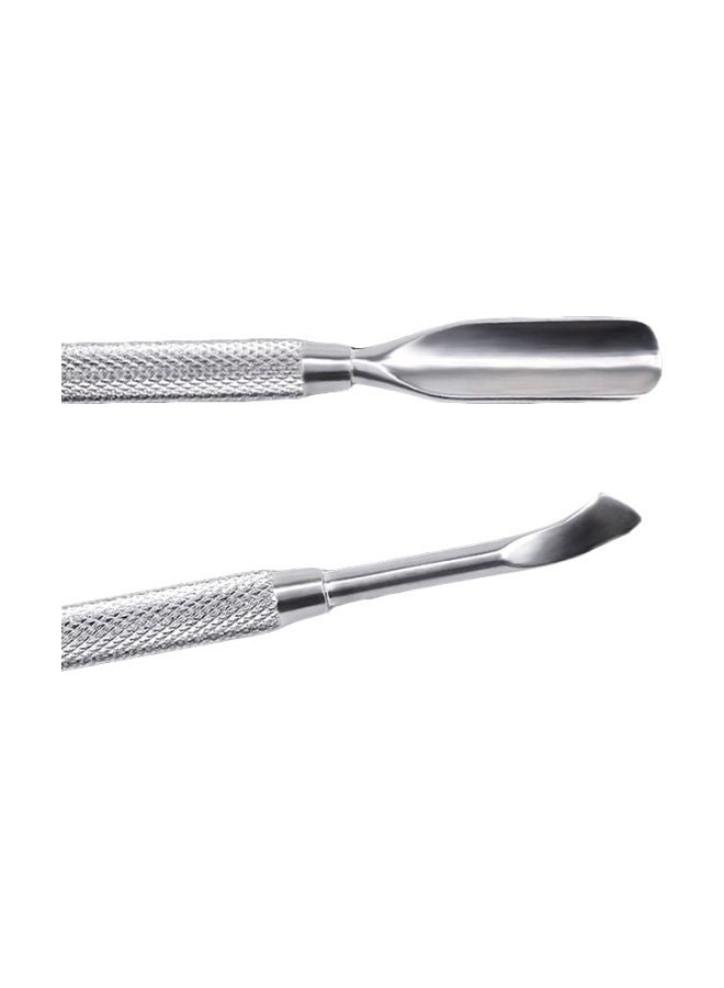 Generic 2-Piece Stainless Steel Cuticle Pusher Silver  - Image 2