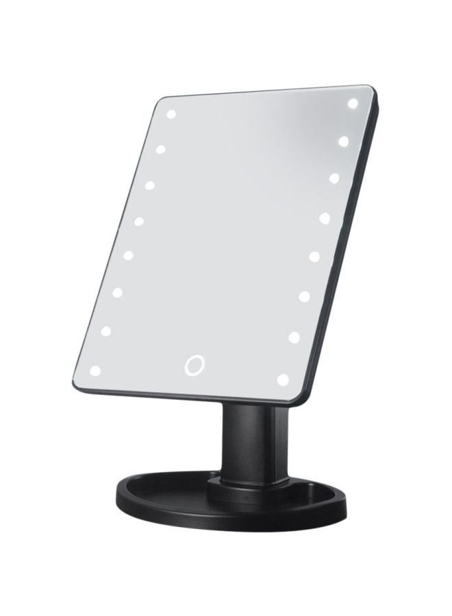 Wash Mirror With Lamp Black/Clear - Image 1