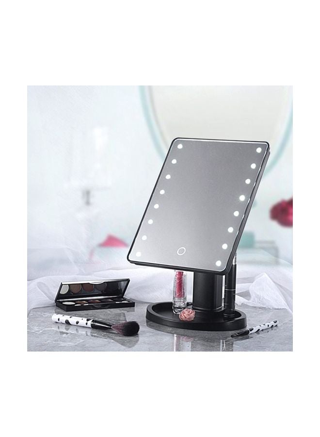 Wash Mirror With Lamp Black/Clear - Image 4