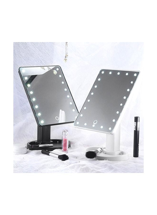 Wash Mirror With Lamp Black/Clear - Image 5
