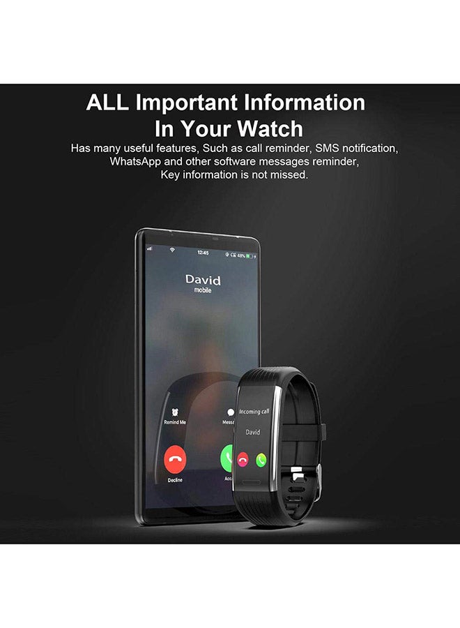 R1 Smart Sport Bracelet Fitness Tracker Black - Image 4