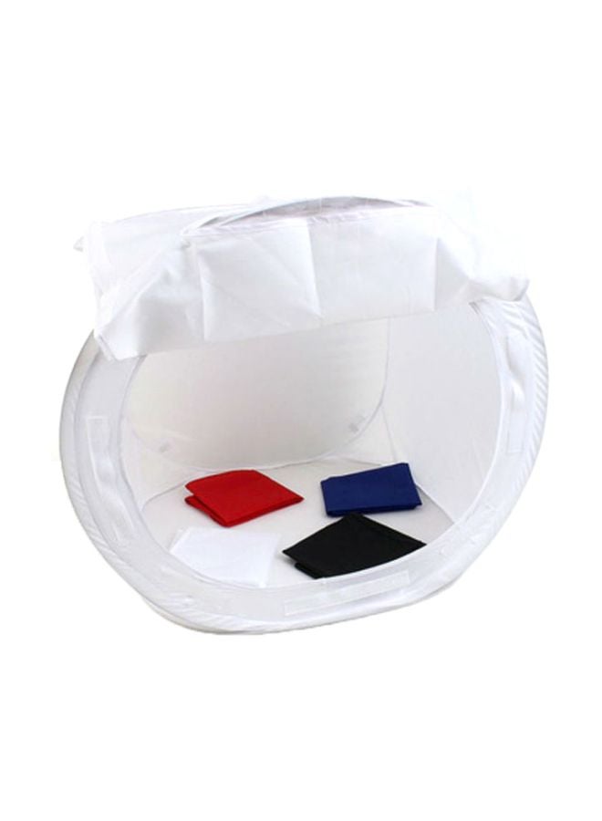 Generic - Photo Studio Soft Box Cube - 80cm White/Red/Blue - Image 1