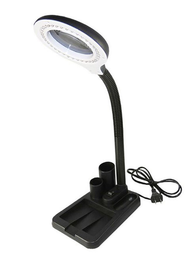 مصباح LED مكبر لسطح المكتب أسود/أبيض - Image 1