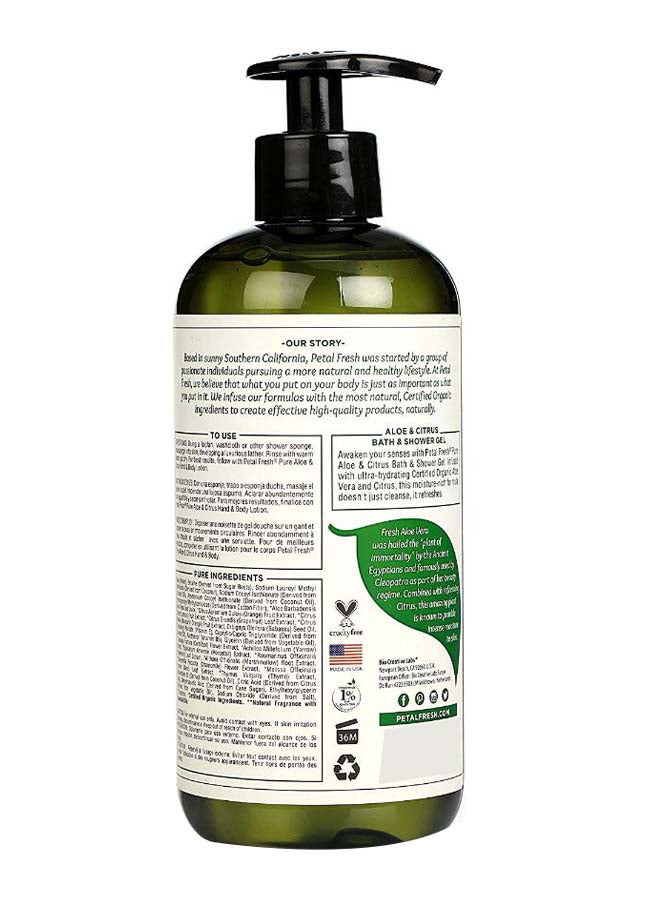 Petal fresh - Aloe And Citrus Refreshing Shower Gel 475ml - Image 1