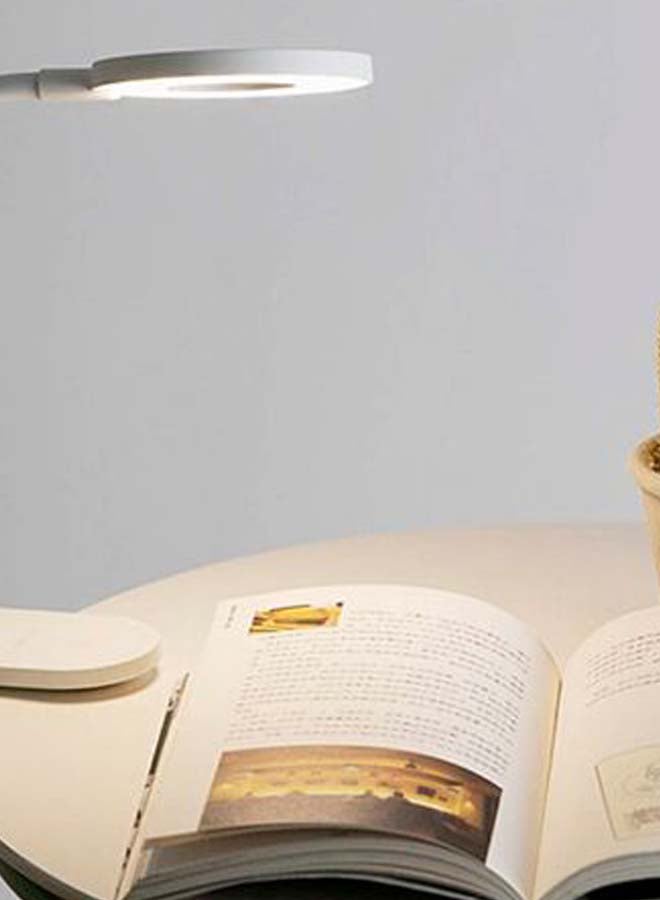 USB Rechargeable Clip-On Table Lamp White - Image 2
