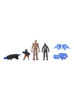 Guardians Of The Galaxy Groot Rocket Raccoon And Sakaaran Trooper Figure Pack A7898000