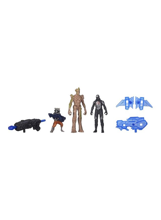 HASBRO - GAMING - Guardians Of The Galaxy Groot Rocket Raccoon And Sakaaran Trooper Figure Pack A7898000 - Image 1