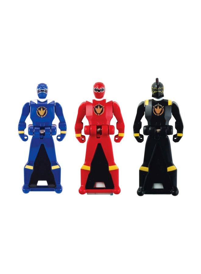 باور رينجرز مجموعة مكونة من 3 قطع من مجسمات شخصيات الأكشن دينو ثاندر رينجر طراز 38266