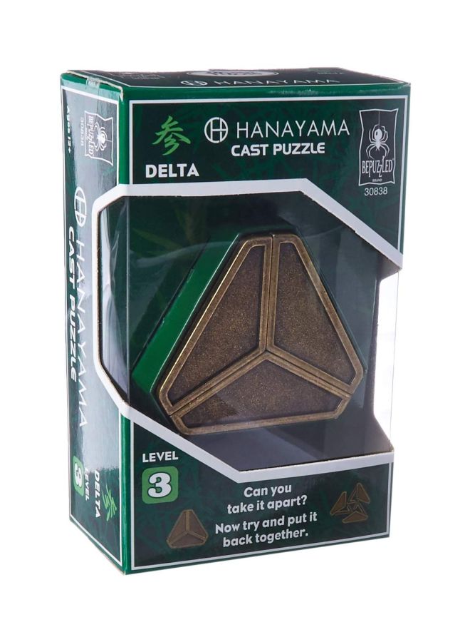Bepuzzled - Delta Hanayama Cast Metal Brain Teaser 30838 - Image 1