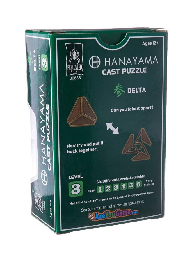 Bepuzzled - Delta Hanayama Cast Metal Brain Teaser 30838 - Image 1