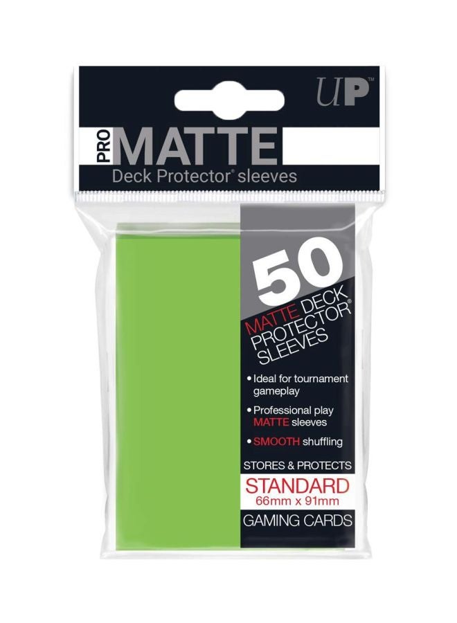 Ultra Pro 50-Piece Matte Deck Protector Sleeves UP84190 