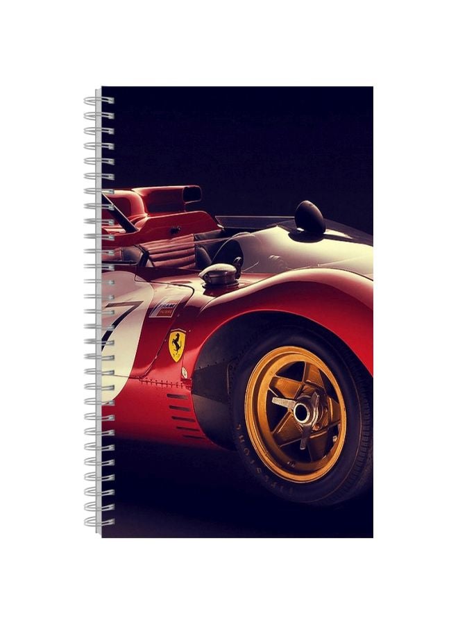 A4 Printed Spiral Bound Notebook Multicolour