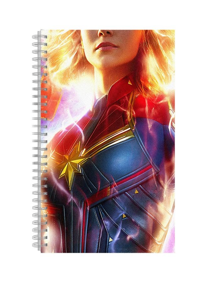 A4 Spiral Bound Printed Notebook Multicolour