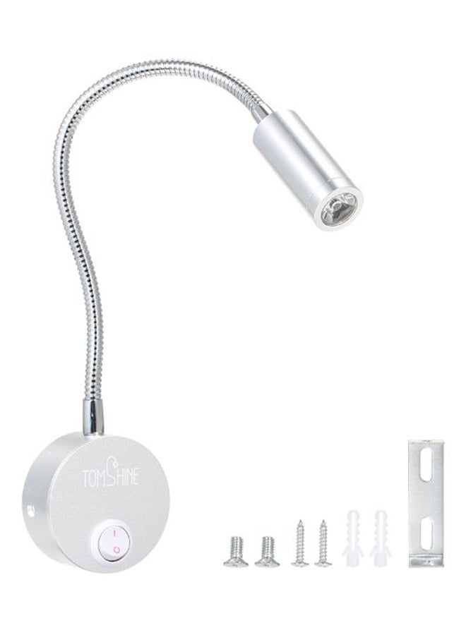 Flexible Adjustable Tube Bedside Wall Lamp Silver - v1576776118/N32565941A_3