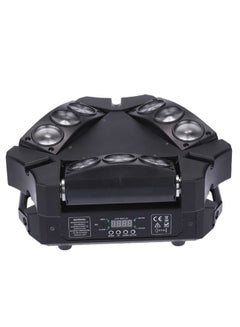Auto Rotating Mini Triangle Spider Beam Uplight Black