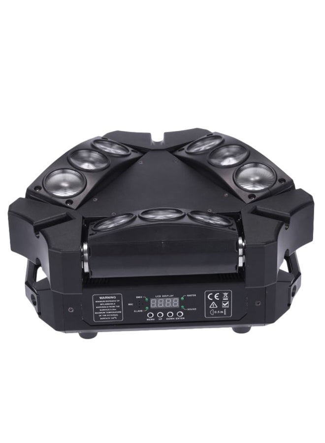 LIXADA - Auto Rotating Mini Triangle Spider Beam Uplight Black - Image 1